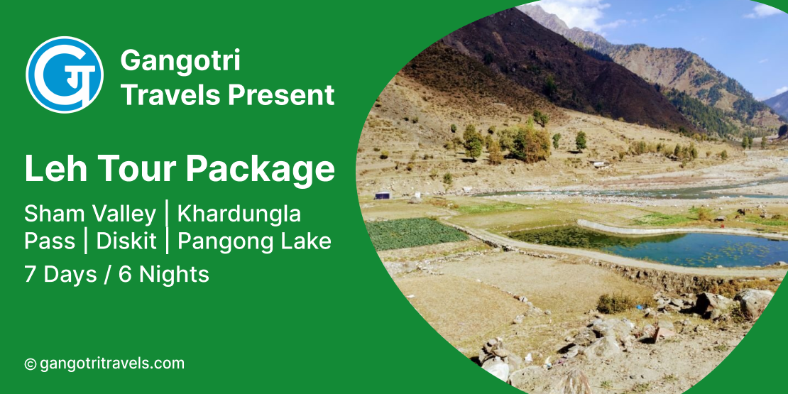 Explore Leh, Nubra Valley, Pangong Lake & More With Gangotri Travels